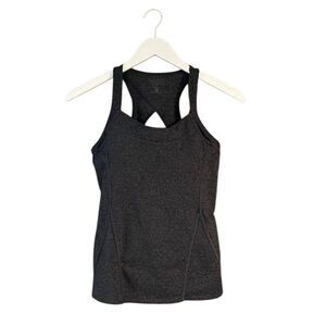 Athleta charcoal gray athletic support tank - S